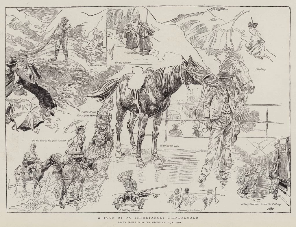  253-Ettore Tito-Un tour senza importanza, Grindelwald 